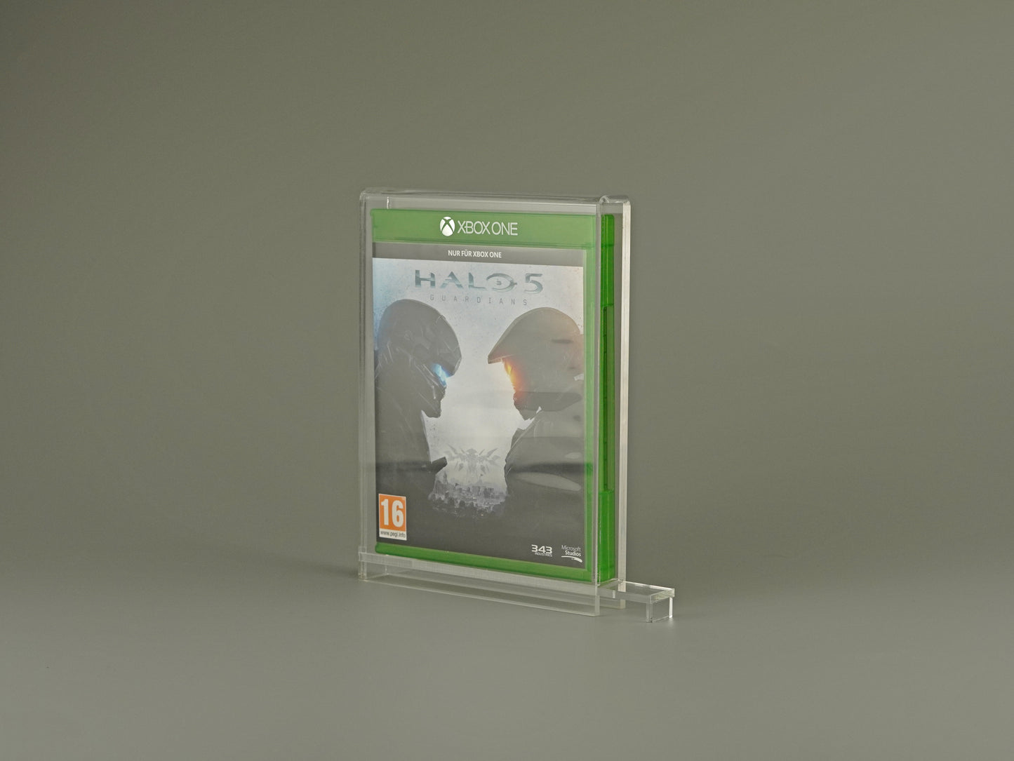 Acryl Schutzcase Display Case Box für Microsoft XBOX One Spiel OVP mit UV-Schutz