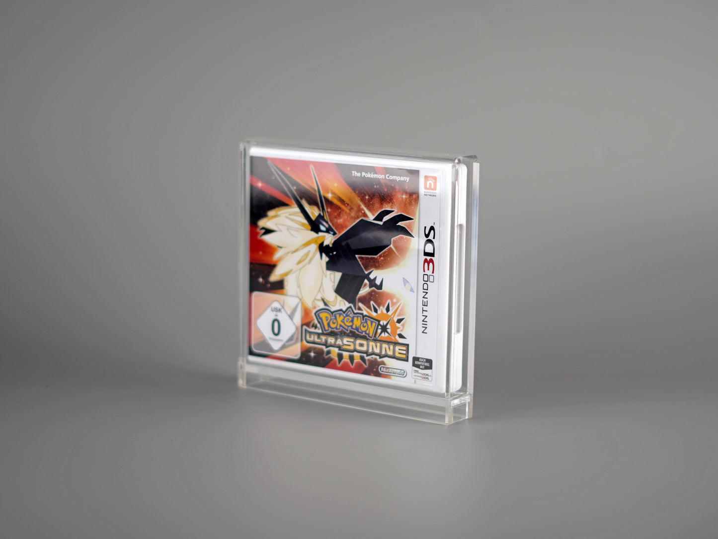 Acryl Box Display Case für Super Nintendo 3DS Spiel OVP mit UV-Schutz