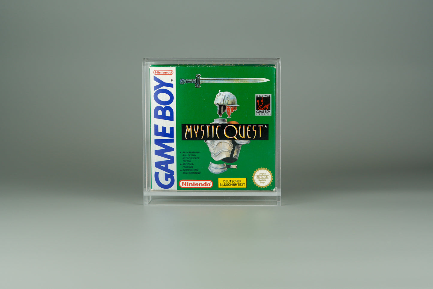 Acrylic Box Display Case for Nintendo Gameboy Color and Advance OVP Game UV Protection