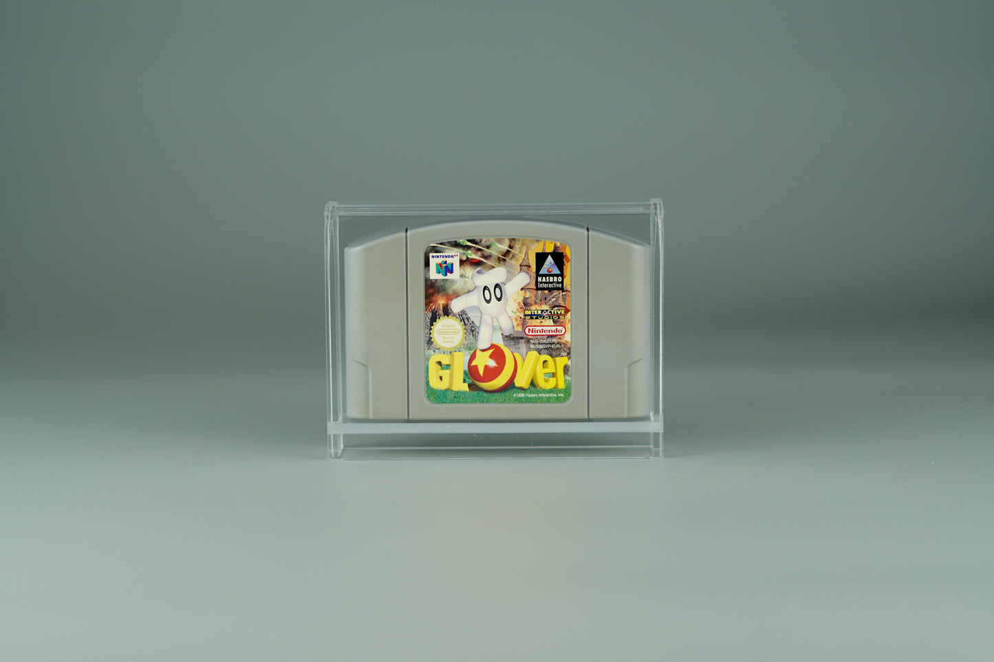 Acrylic Box Display Case for Nintendo N64 Module Game UV Protection