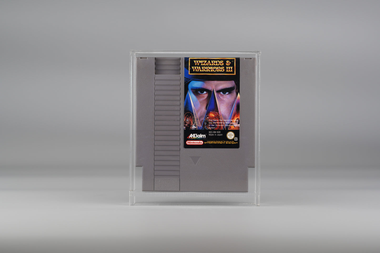 Acrylic Box Display Case for Nintendo NES Game Module with UV Protection