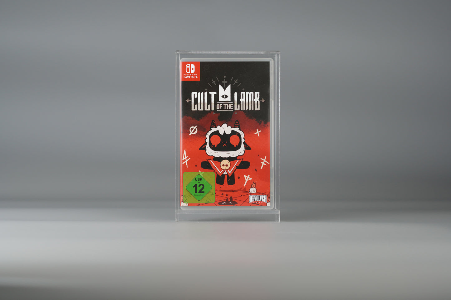 Acrylic Box Display Case for Nintendo Switch Game OVP with UV Protection