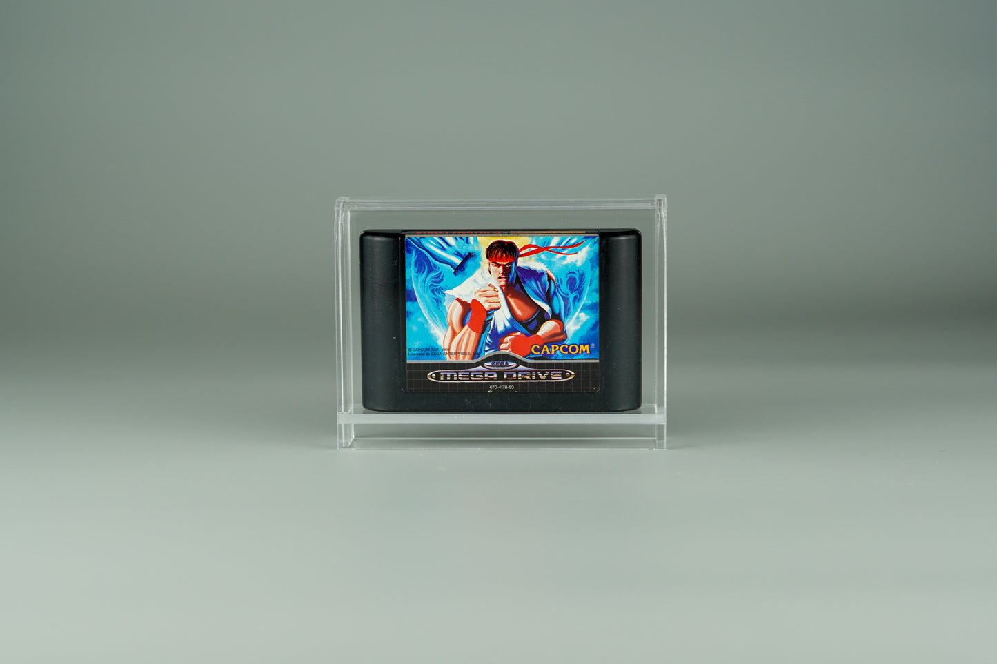 Acrylic Box Display Case for SEGA Mega Drive Game OVP with UV Protection