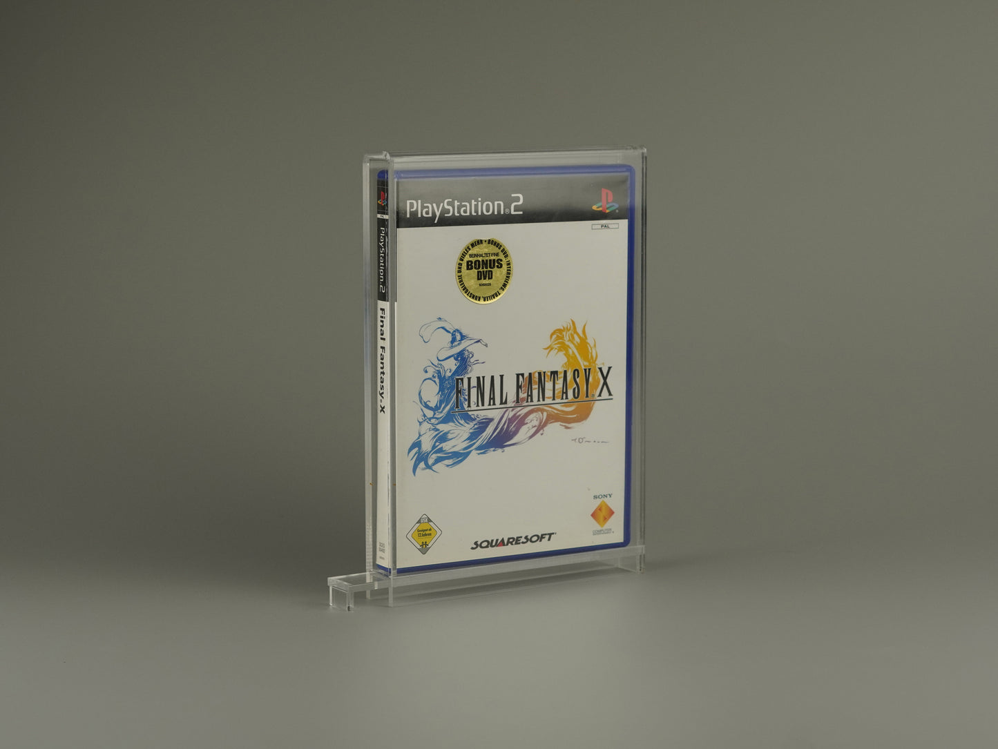 Acryl Box Display Case für Sony Playstation PS2 Spiel OVP mit UV-Schutz