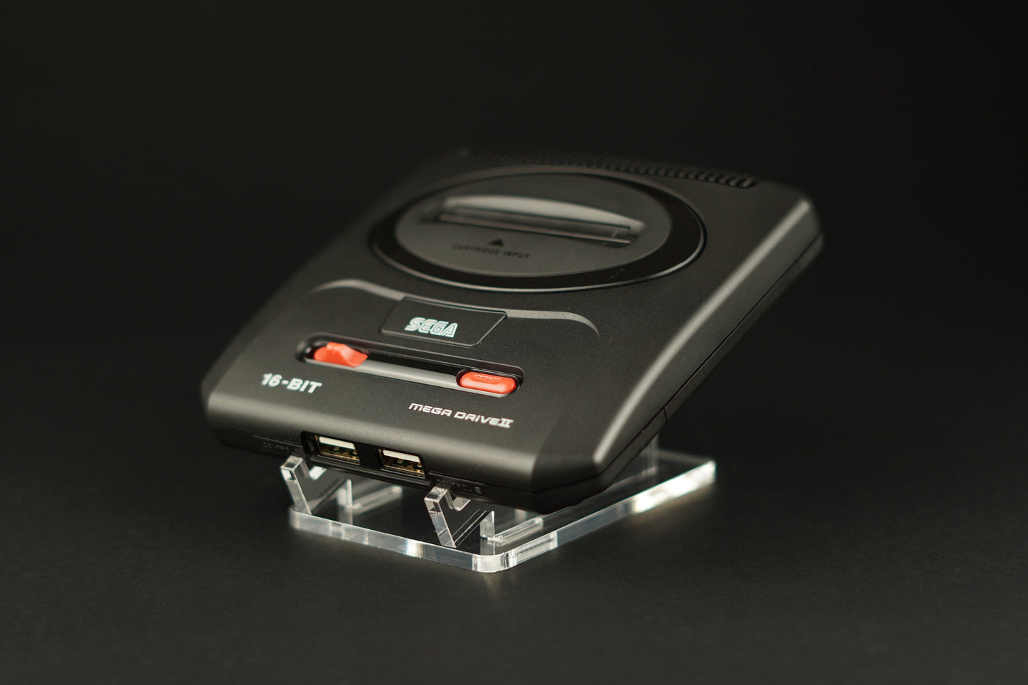 Acryl Aufsteller, Displayständer für Mini SEGA Mega Drive / Genesis 2 Mini