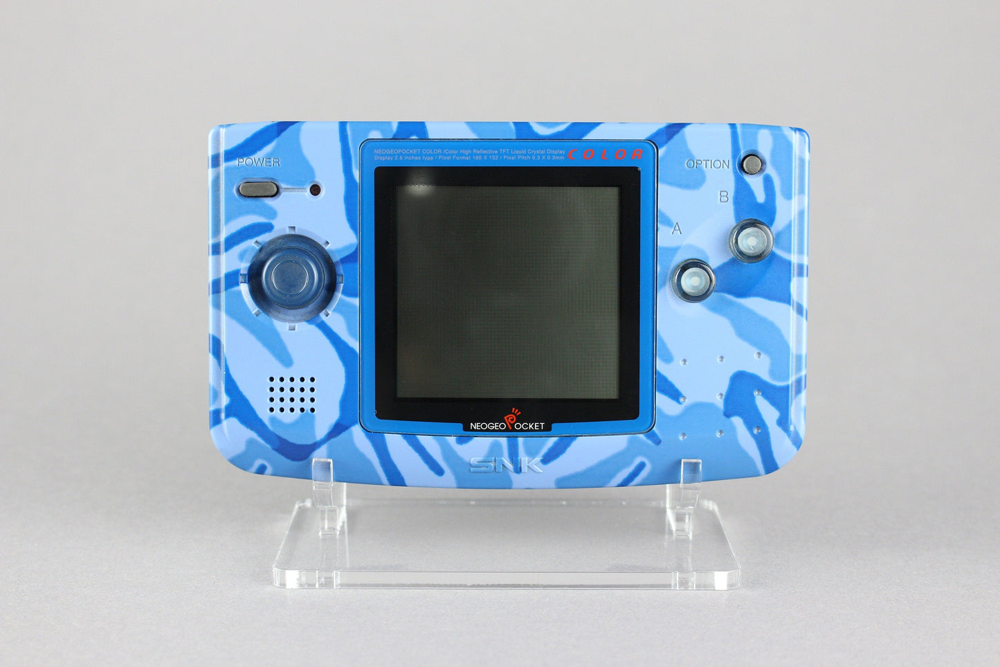 Acryl Aufsteller, Displayständer für Neo Geo Pocket Color Fat