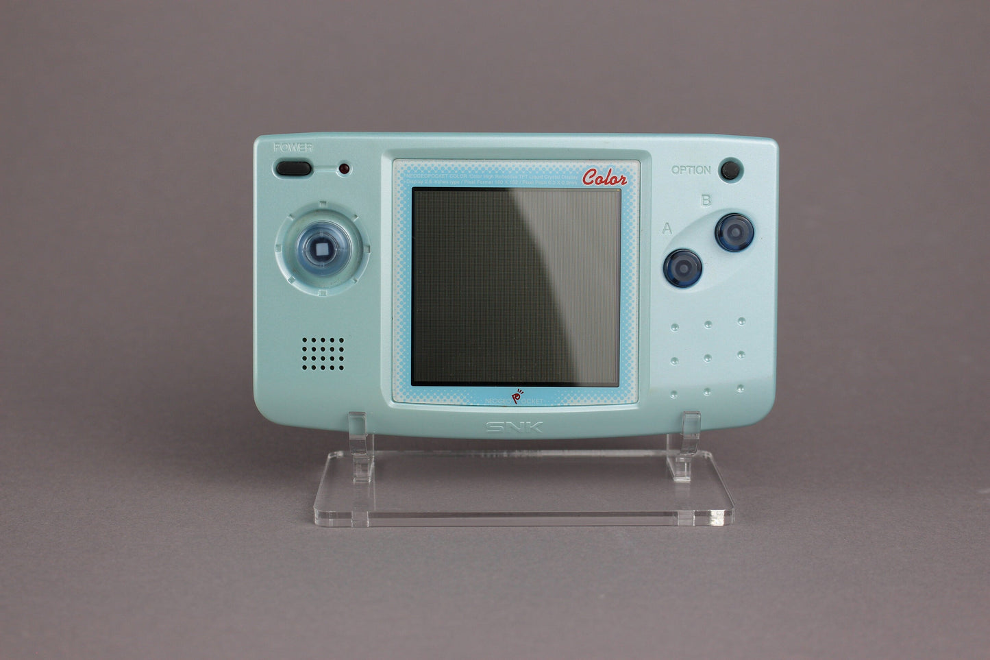 Acryl Aufsteller, Displayständer für Neo Geo Pocket Color Slim