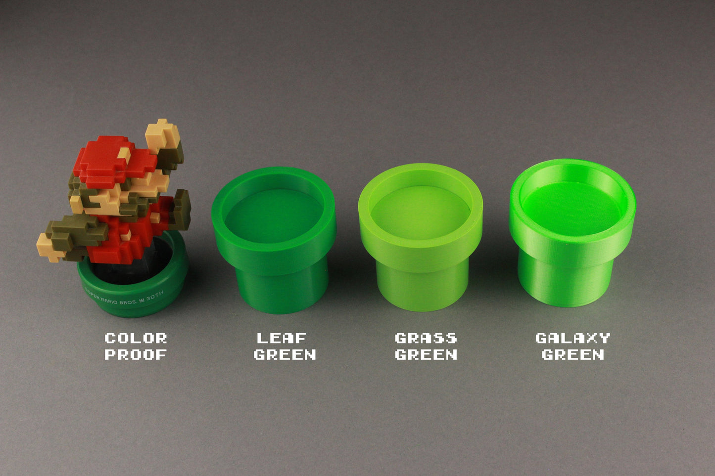 Warp Pipe Aufsteller, Displayständer für Amiibo und Spiele - Galaxy Green