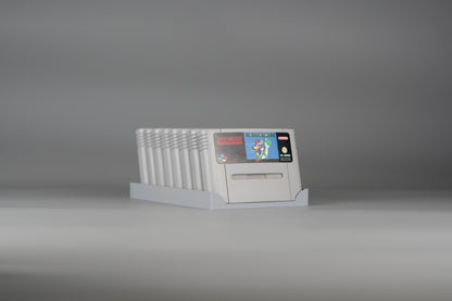 Aufsteller, Displayständer für Nintendo Super Nintendo SNES PAL Spiele Module