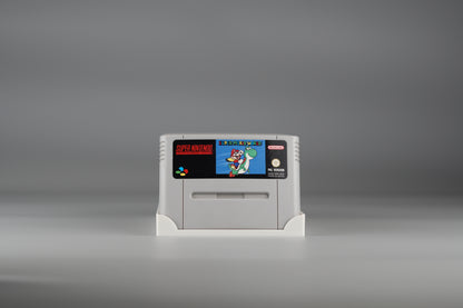 Aufsteller, Displayständer für Nintendo Super Nintendo SNES PAL Spiele Module