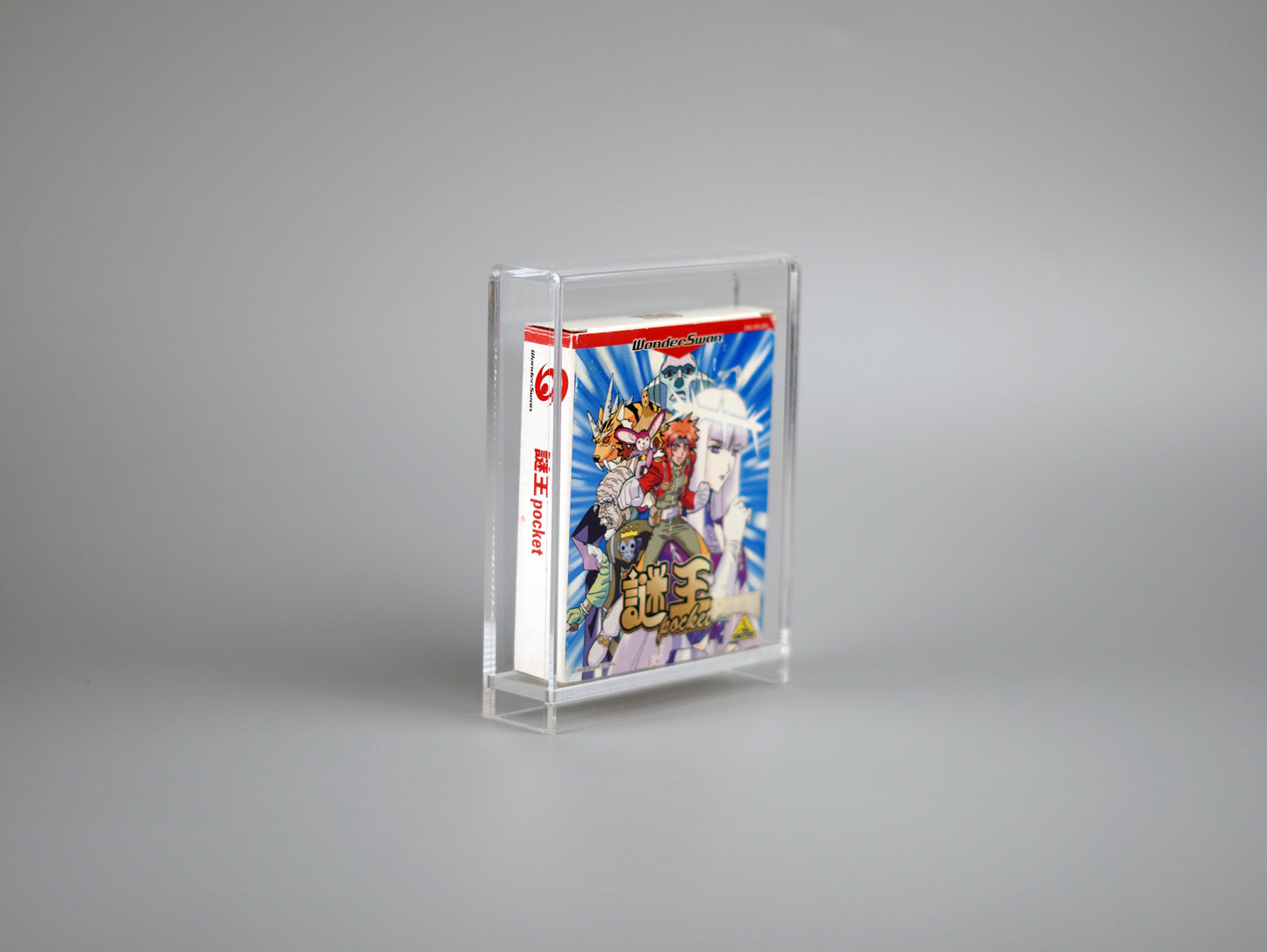 Acryl Schutzcase Display Case Box für Bandai WonderSwan Spiel OVP mit UV-Schutz