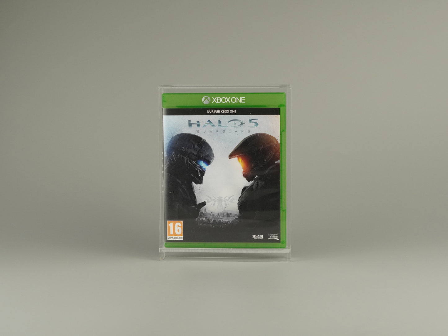 Acryl Schutzcase Display Case Box für Microsoft XBOX One Spiel OVP mit UV-Schutz