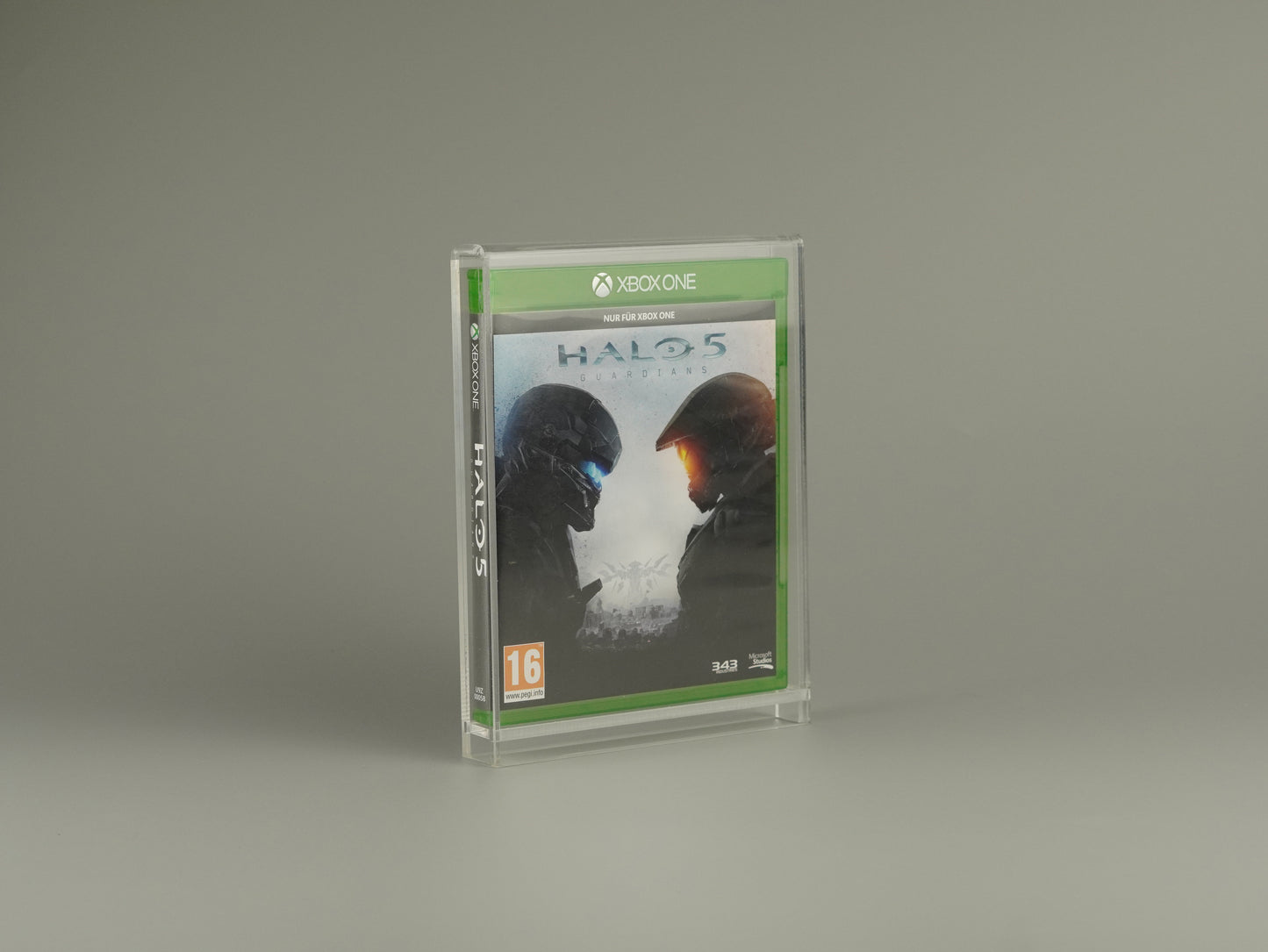 Acryl Schutzcase Display Case Box für Microsoft XBOX One Spiel OVP mit UV-Schutz