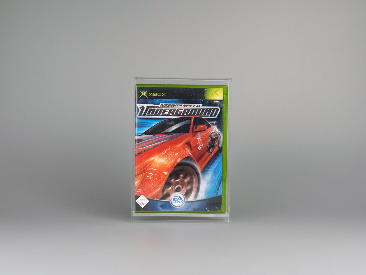 Acryl Schutzcase Display Case Box für Microsoft XBOX Classic Spiel OVP mit UV-Schutz