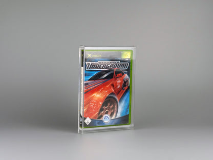 Acryl Schutzcase Display Case Box für Microsoft XBOX Classic Spiel OVP mit UV-Schutz