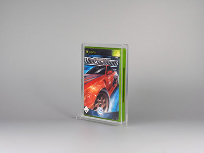 Acryl Schutzcase Display Case Box für Microsoft XBOX Classic Spiel OVP mit UV-Schutz