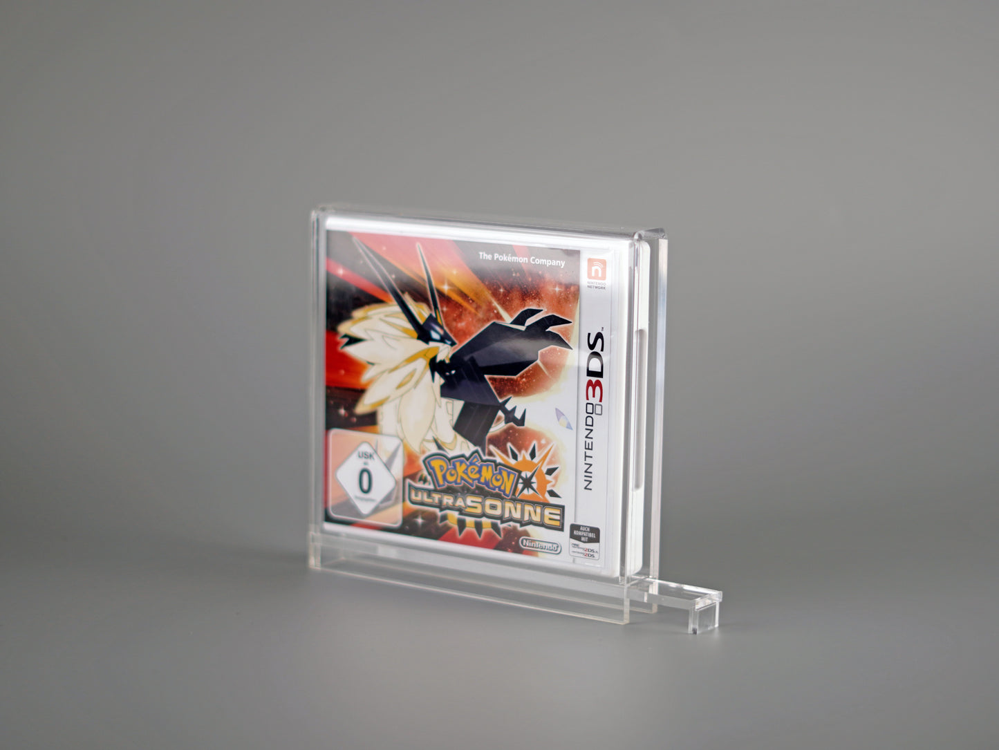 Acryl Box Display Case für Super Nintendo 3DS Spiel OVP mit UV-Schutz