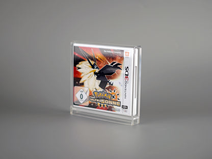 Acryl Box Display Case für Super Nintendo 3DS Spiel OVP mit UV-Schutz