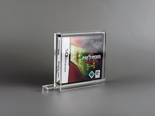 Acryl Box Display Case für Super Nintendo DS Spiel OVP mit UV-Schutz