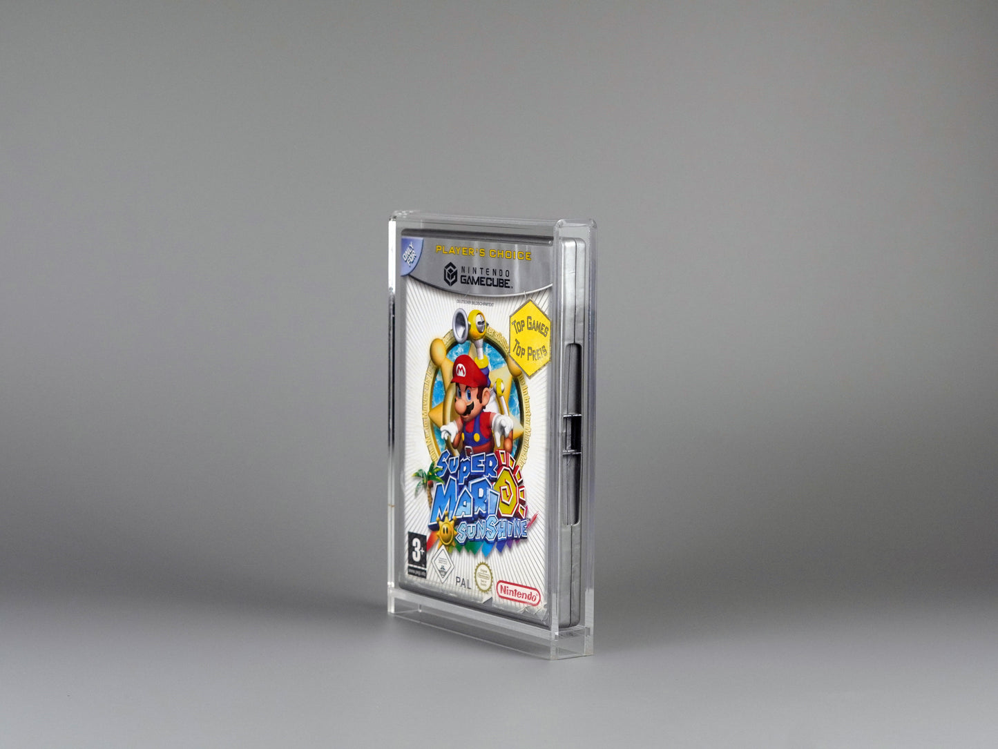 Acryl Box Display Case für Nintendo GameCube Spiel OVP mit UV-Schutz