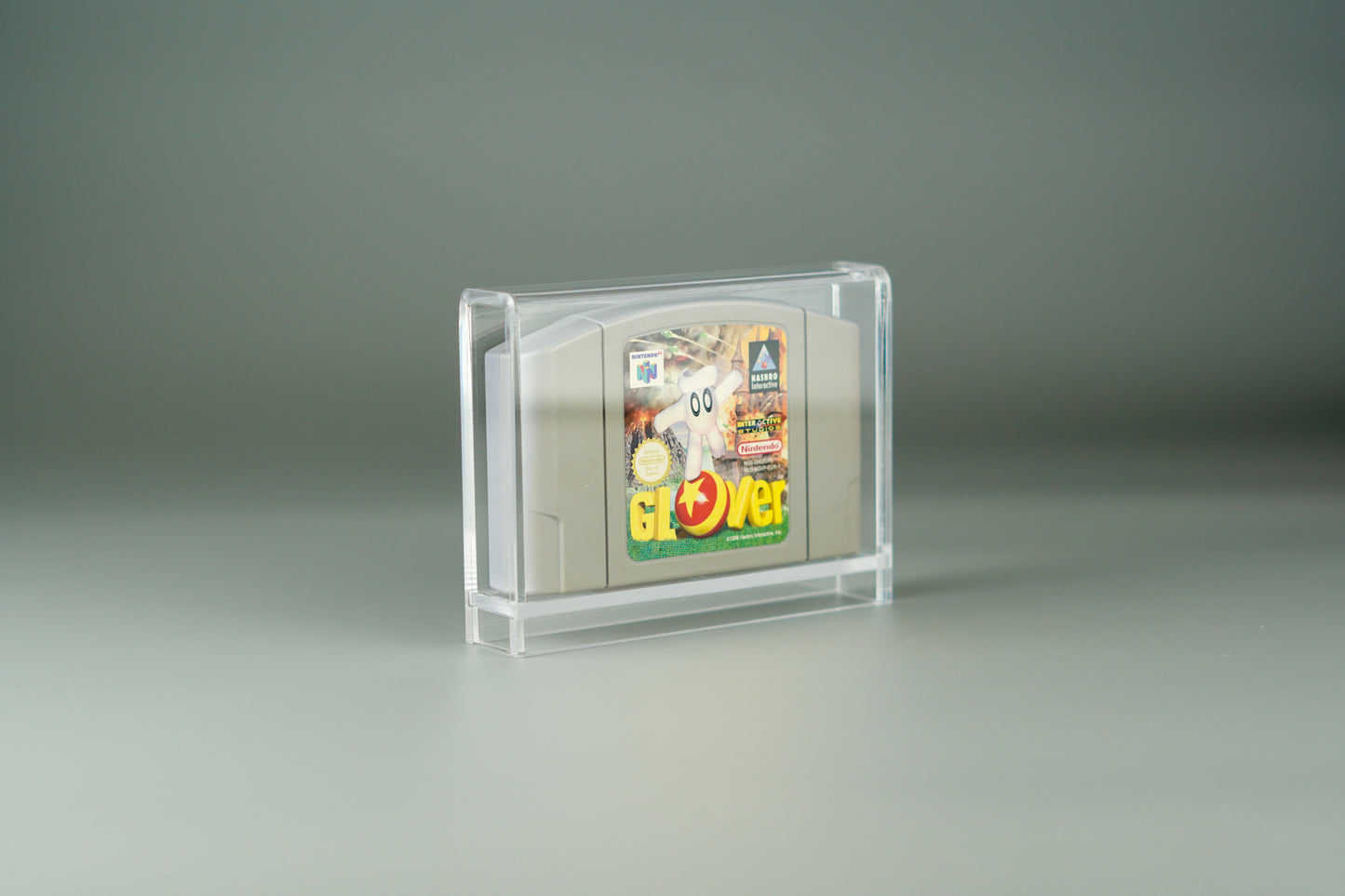 Acryl Box Display Case für Nintendo N64 Modul Spiel UV Schutz