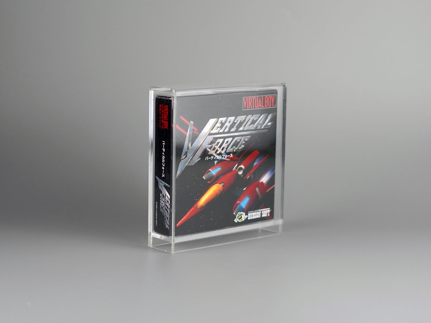 Acryl Box Display Case für Nintendo Virtualboy Spiel OVP mit UV-Schutz