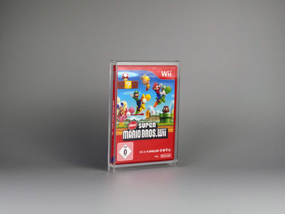 Acryl Box Display Case für Nintendo Wii Spiel OVP mit UV-Schutz