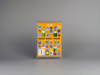 Acryl Box Display Case für Nintendo WiiU Spiel OVP mit UV-Schutz