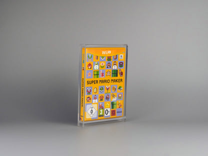 Acryl Box Display Case für Nintendo WiiU Spiel OVP mit UV-Schutz