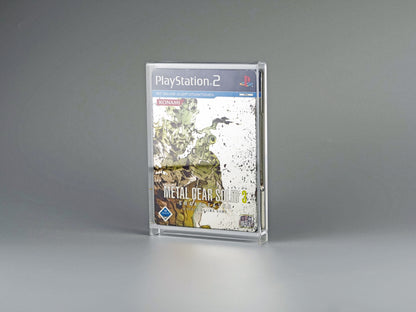 Acryl Box Display Case für Sony Playstation PS2 Spiel OVP mit UV-Schutz