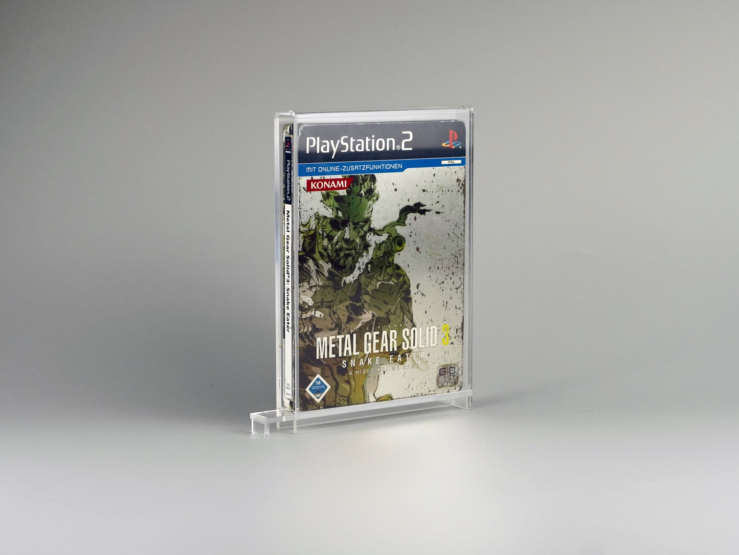 Acryl Box Display Case für Sony Playstation PS2 Spiel OVP mit UV-Schutz