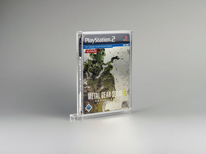 Acryl Box Display Case für Sony Playstation PS2 Spiel OVP mit UV-Schutz