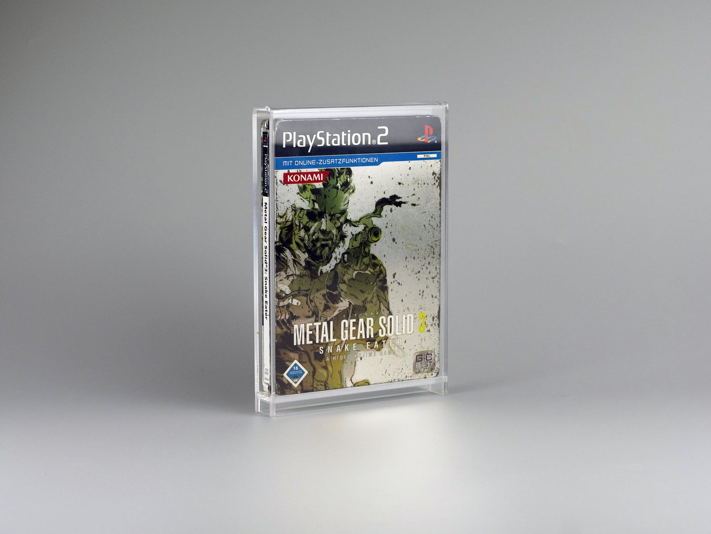 Acryl Box Display Case für Sony Playstation PS2 Spiel OVP mit UV-Schutz