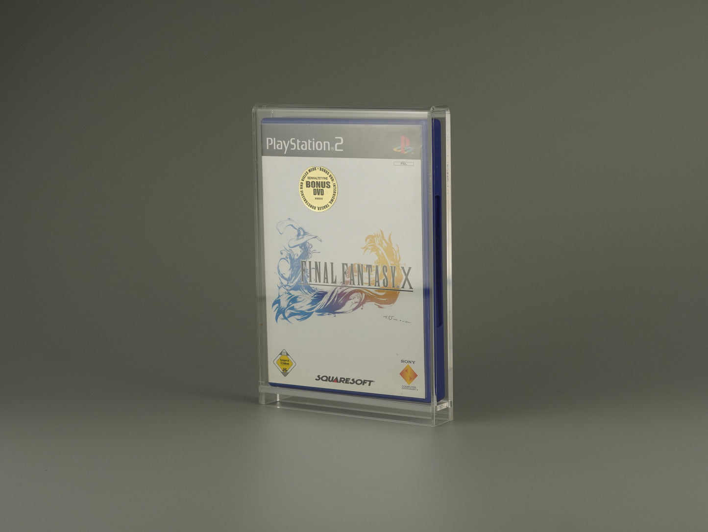 Acryl Box Display Case für Sony Playstation PS2 Spiel OVP mit UV-Schutz