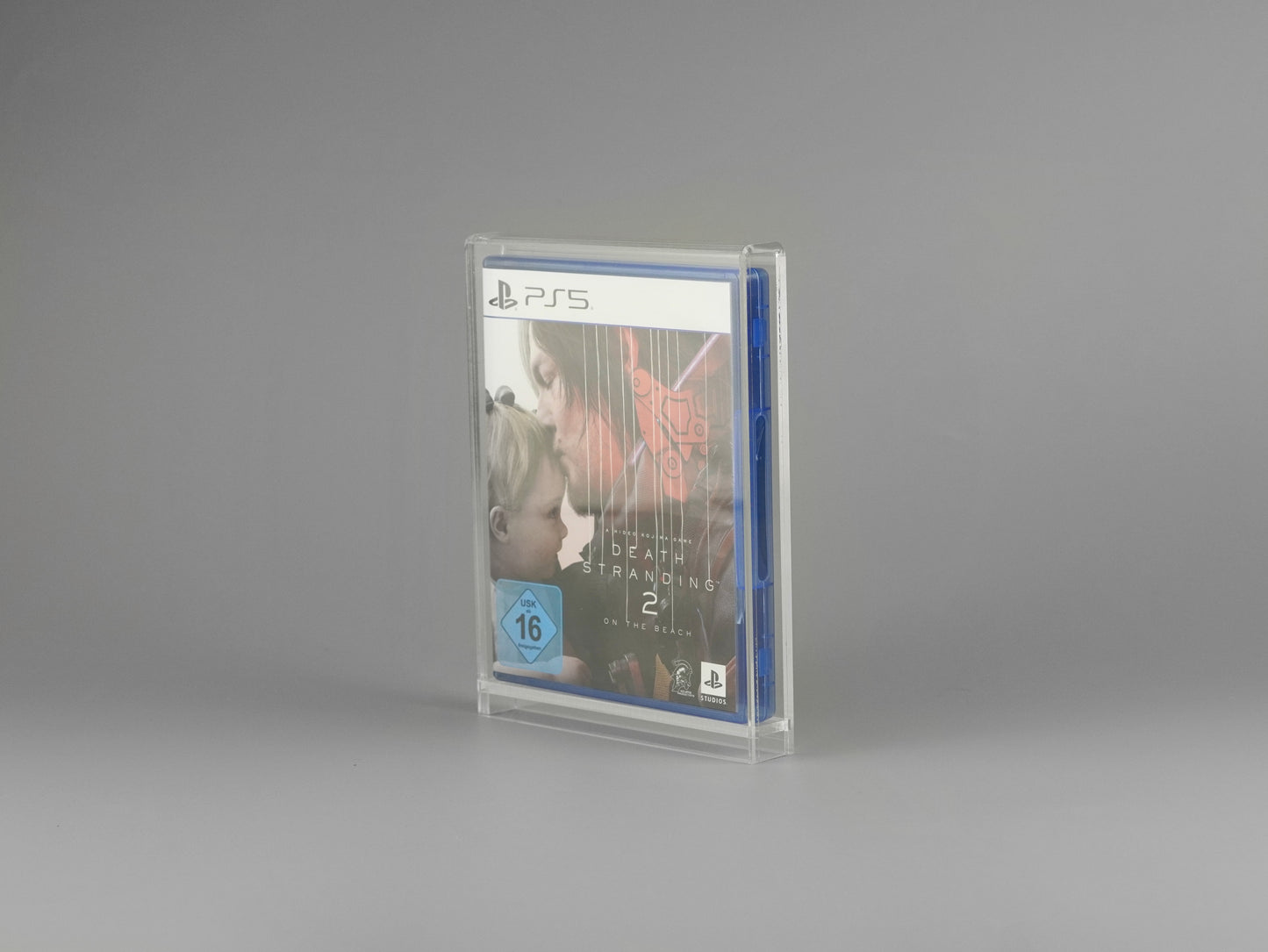 Acryl Box Display Case für Sony Playstation PS5 Spiel OVP mit UV-Schutz