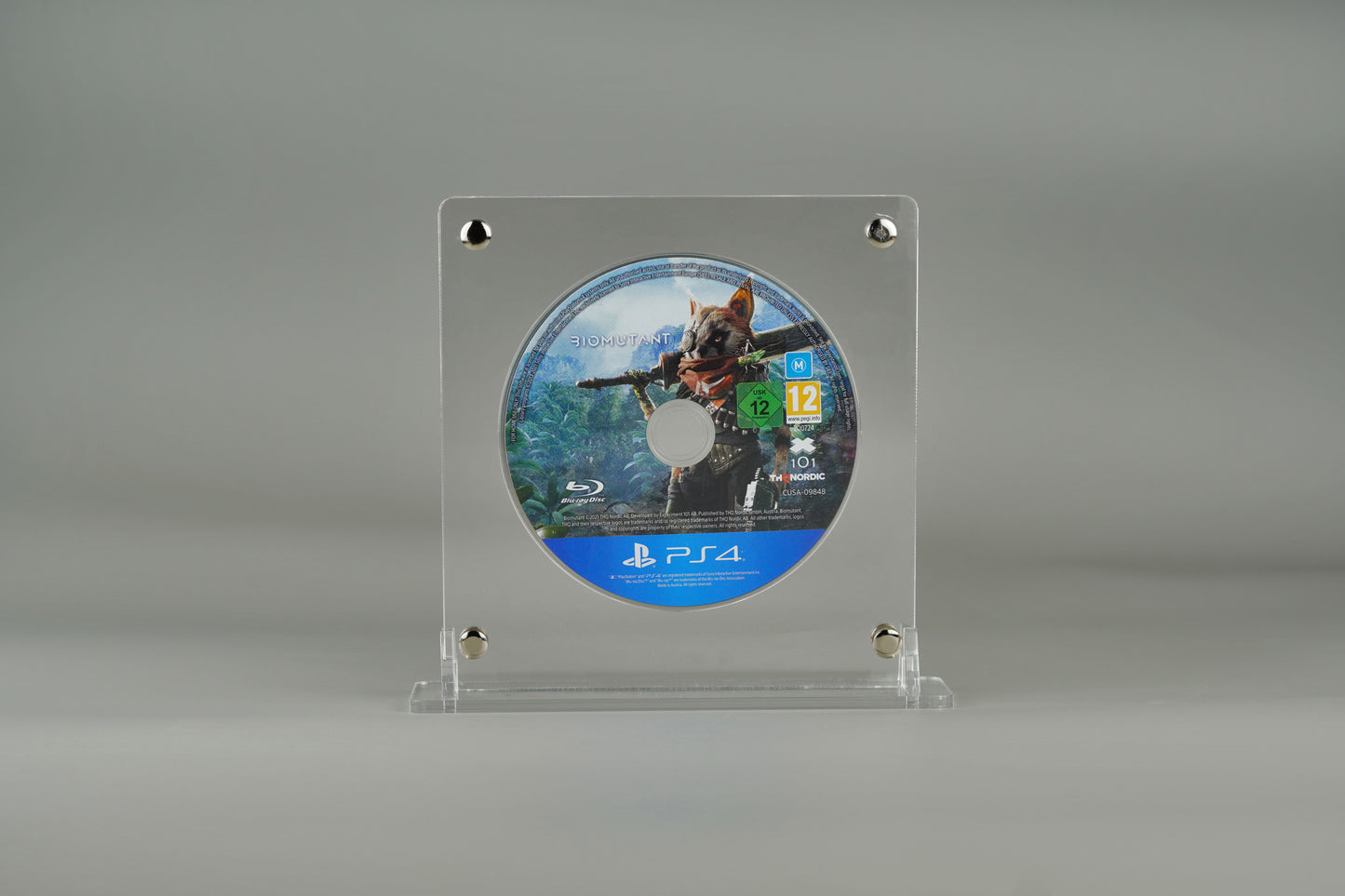 Acrylic stand, display stand for CD DVD Bluray media Playstation Xbox Wii