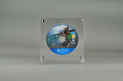 Acrylic stand, display stand for CD DVD Bluray media Playstation Xbox Wii