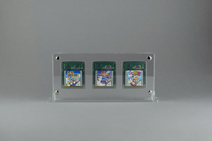 Acryl Aufsteller, Display für 3 Nintendo Gameboy Color GBC Module