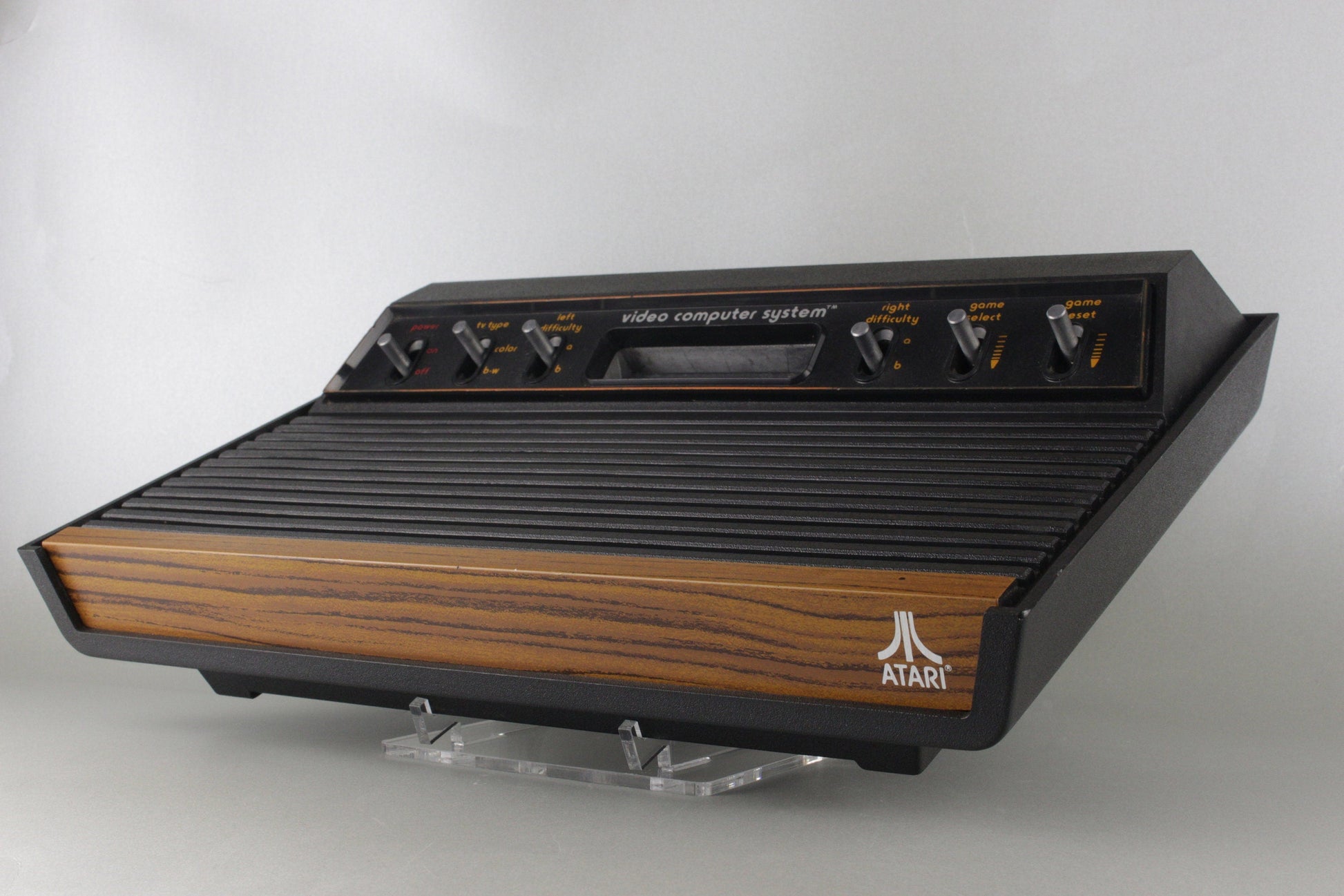 Acryl Aufsteller, Displayständer für Atari 2600 Console