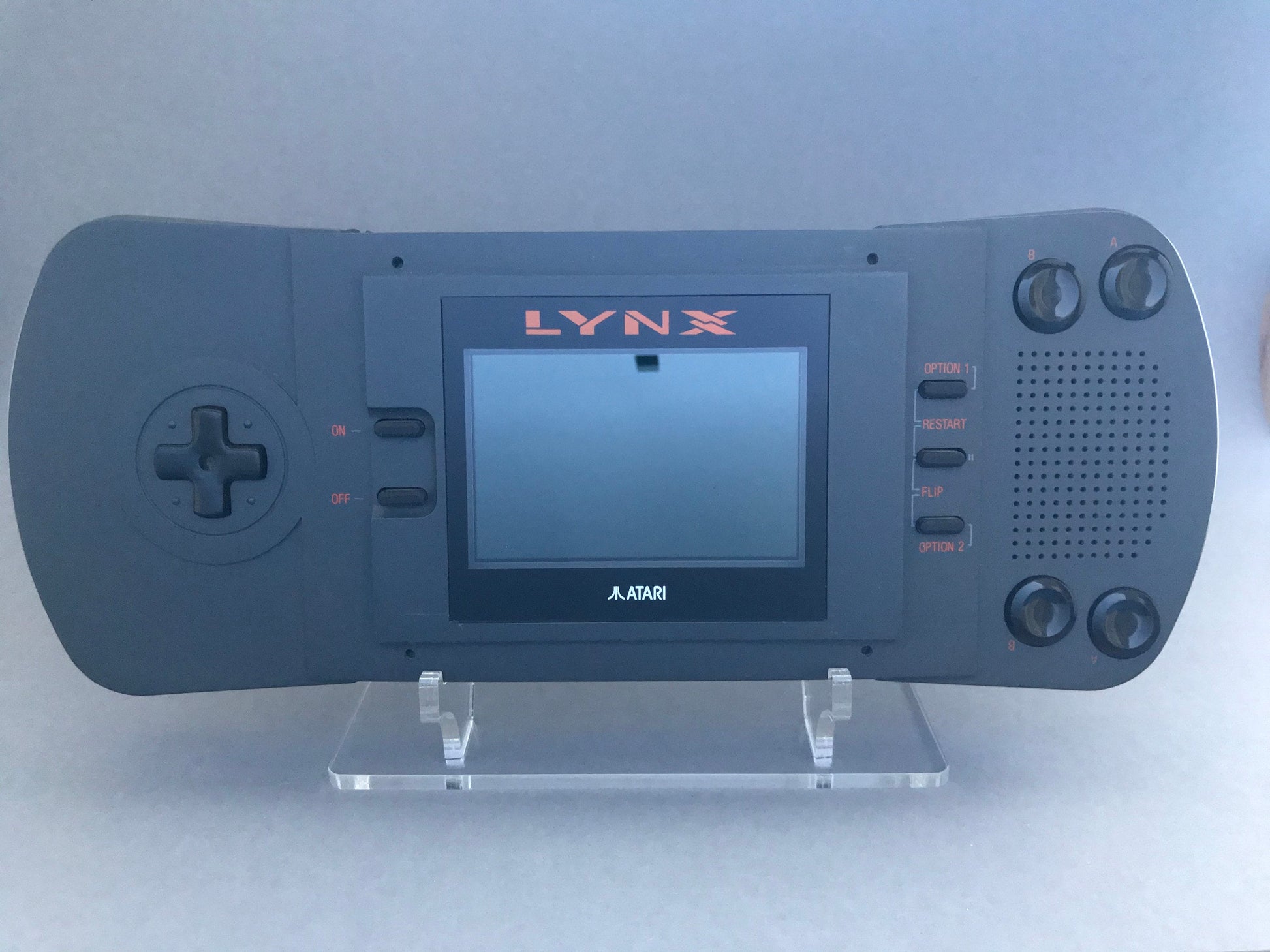 Acryl Aufsteller, Displayständer für Atari Lynx 1. Generation