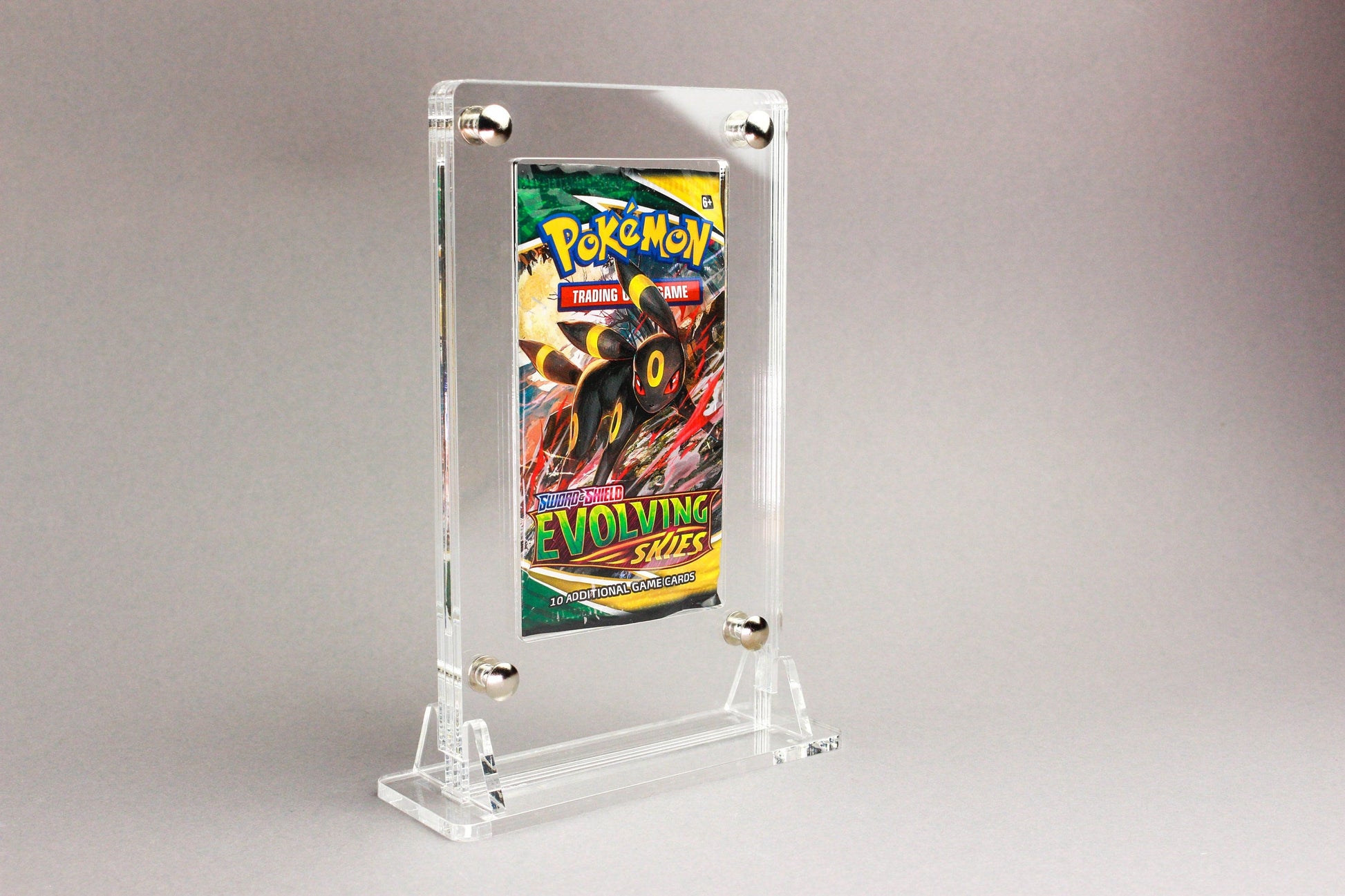 Acryl Aufsteller, Displayständer für Booster Pack für Pokemon TCG Yu-Gi-Oh! uvm.