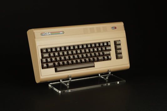 Acryl Aufsteller, Displayständer für Commodore 64 The C64 Mini