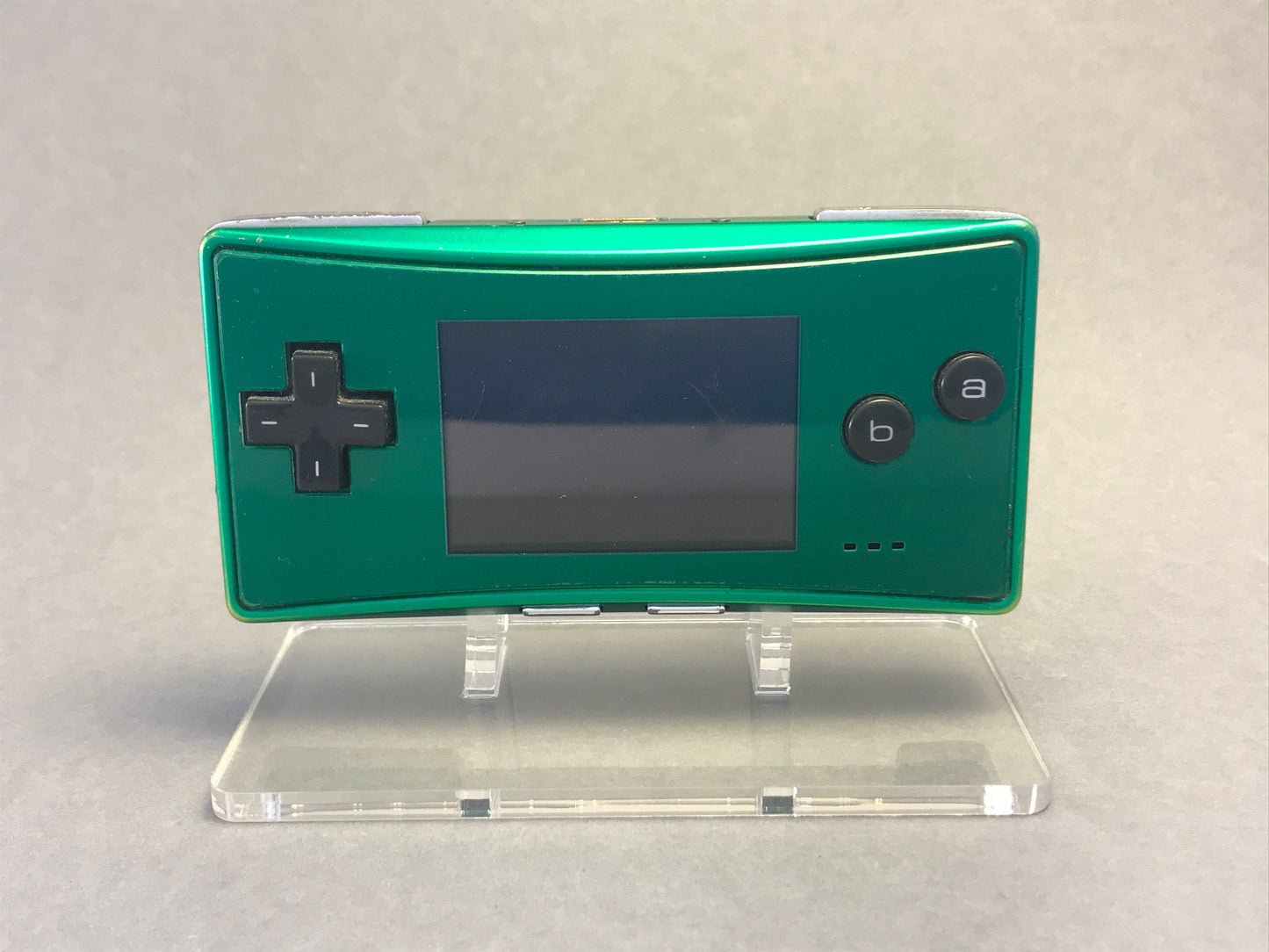 Acryl Aufsteller, Displayständer für Gameboy Micro Aufsteller, Display Stand, Ständer für Vitrine und Regal