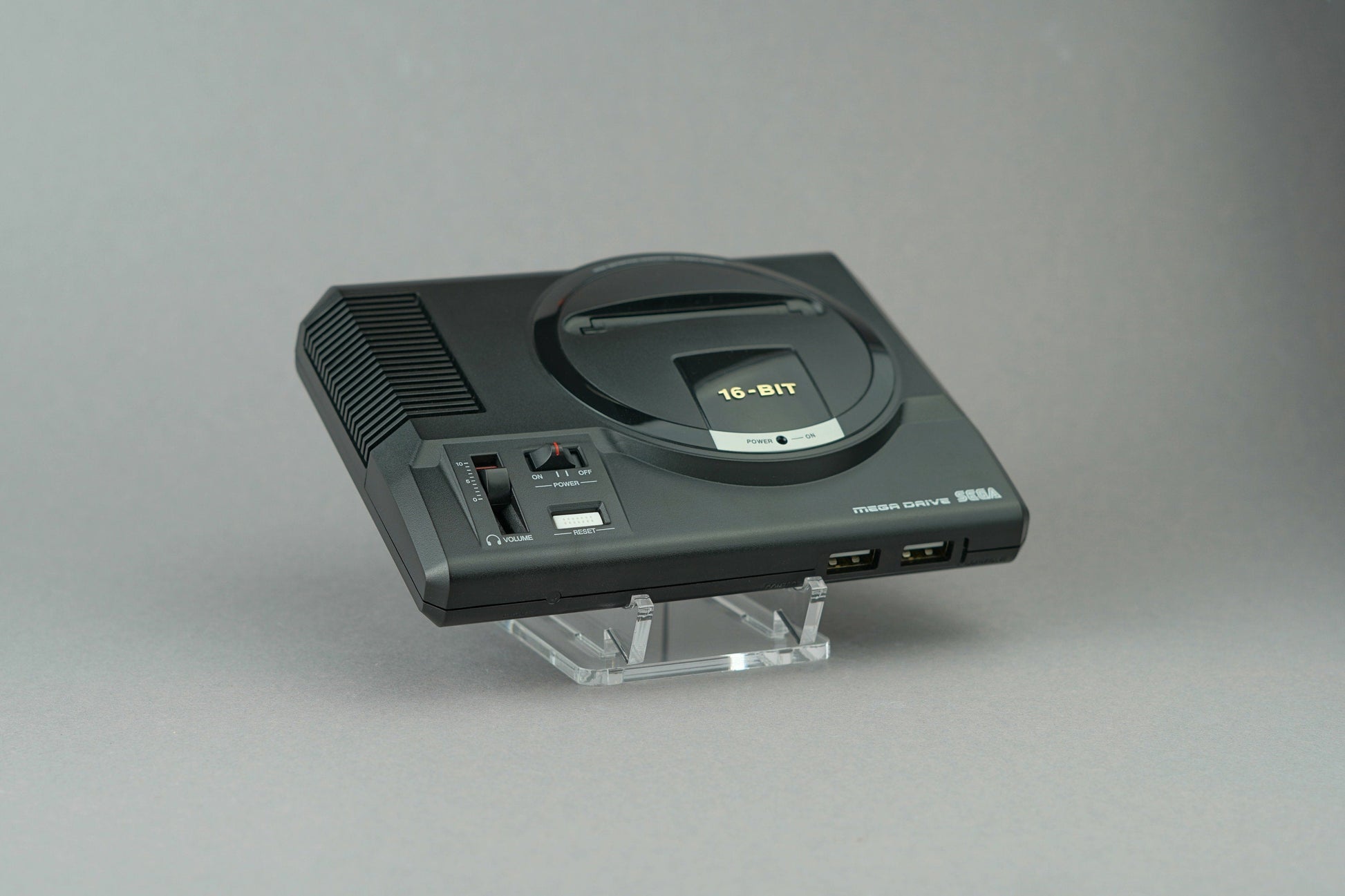 Acryl Aufsteller, Displayständer für Mini SEGA Mega Drive / Genesis Mini