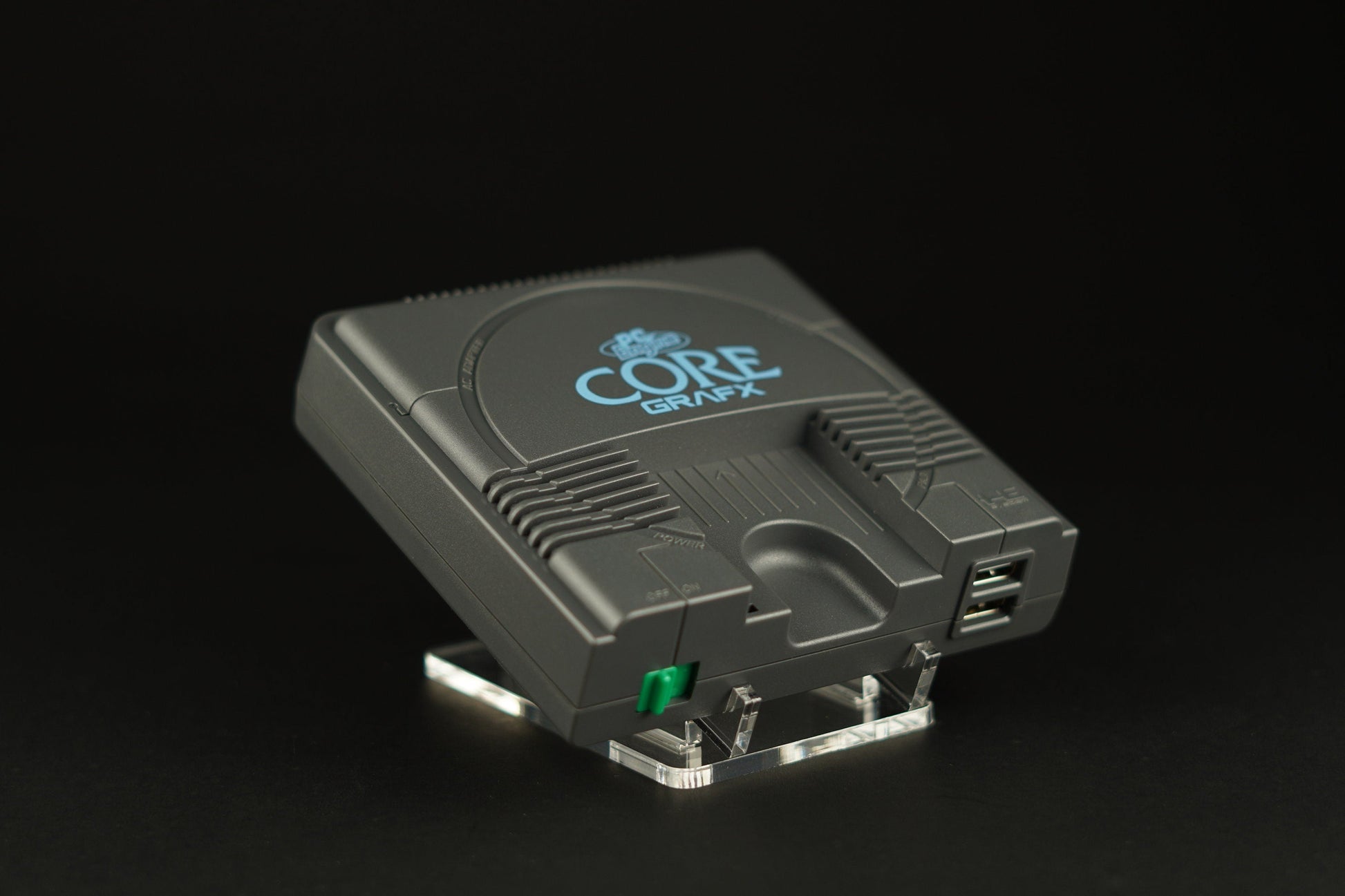 Acryl Aufsteller, Displayständer für Nec PC Engine Core Grafx TurboGrafx-16 Mini