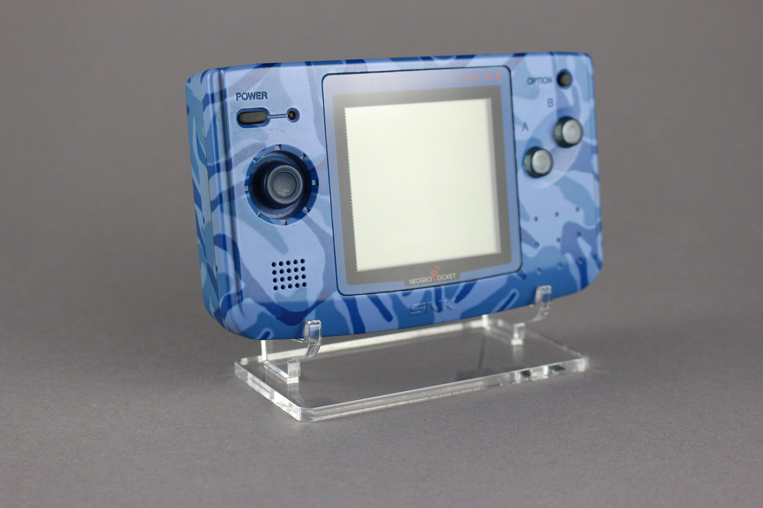 Acryl Aufsteller, Displayständer für Neo Geo Pocket Color Fat