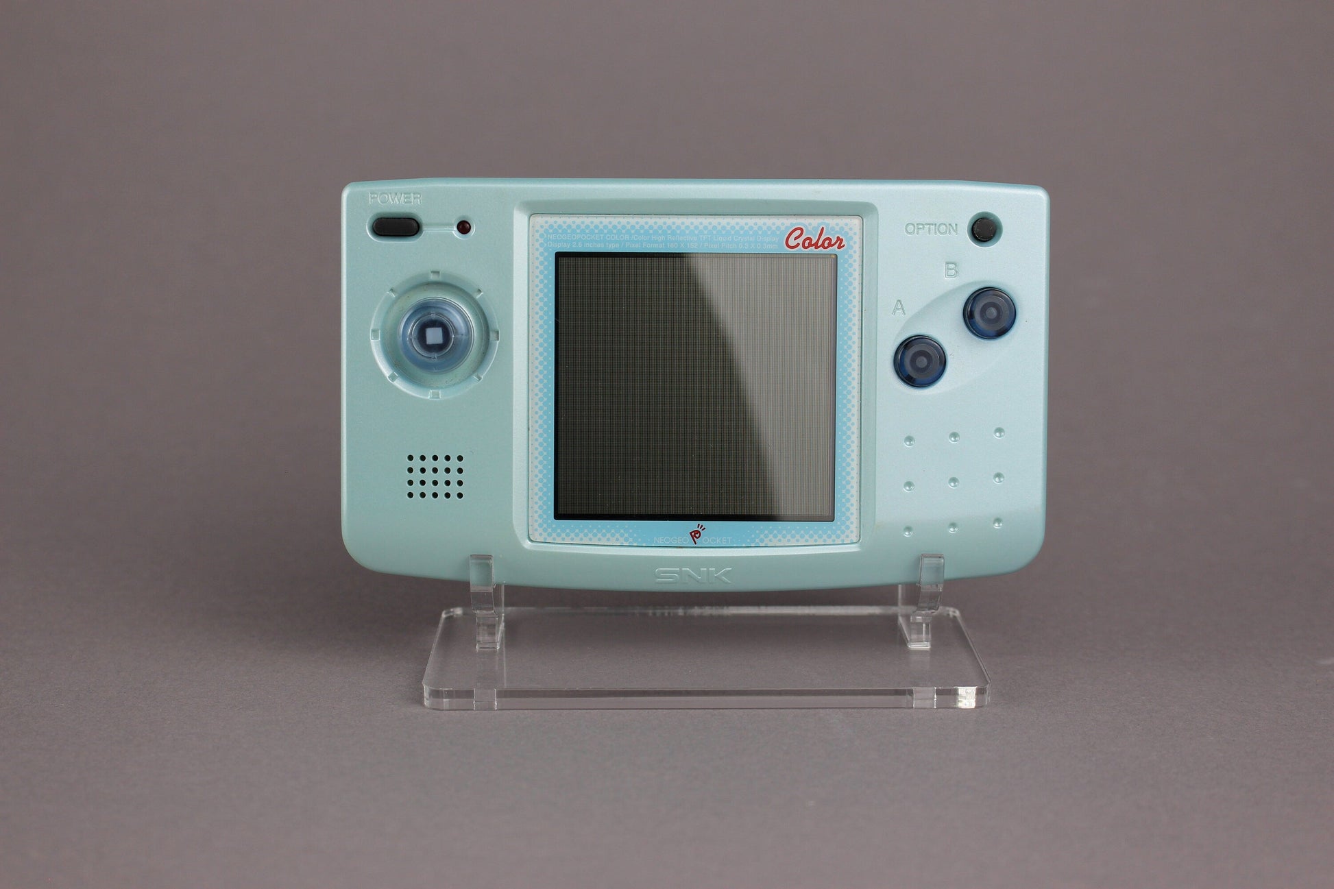 Acryl Aufsteller, Displayständer für Neo Geo Pocket Color Slim