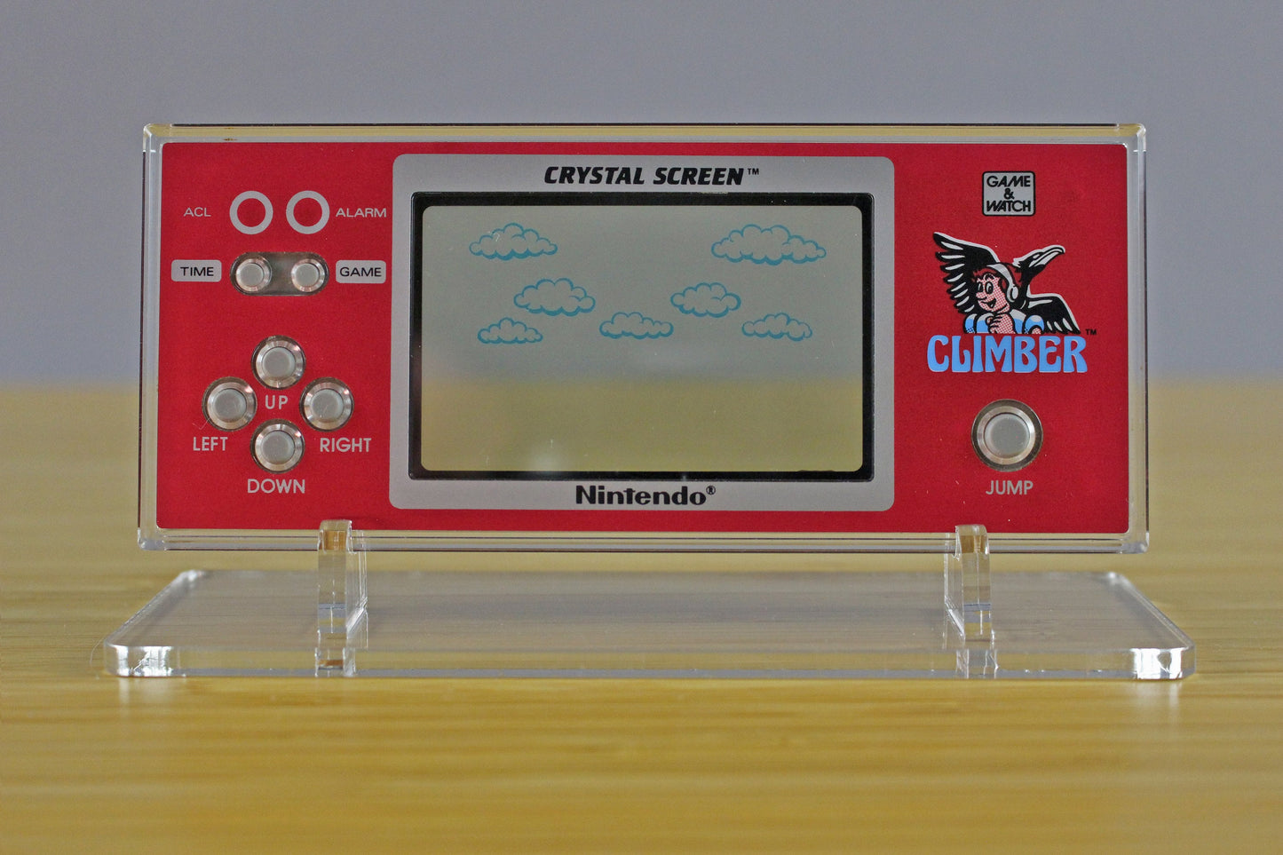 Acryl Aufsteller, Displayständer für Nintendo Game & Watch: Crystal Screen