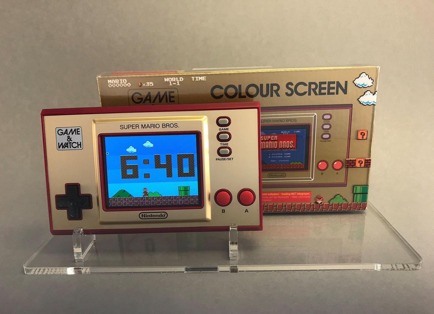 Acryl Aufsteller, Displayständer für Nintendo Game & Watch: Legend of Zelda Box