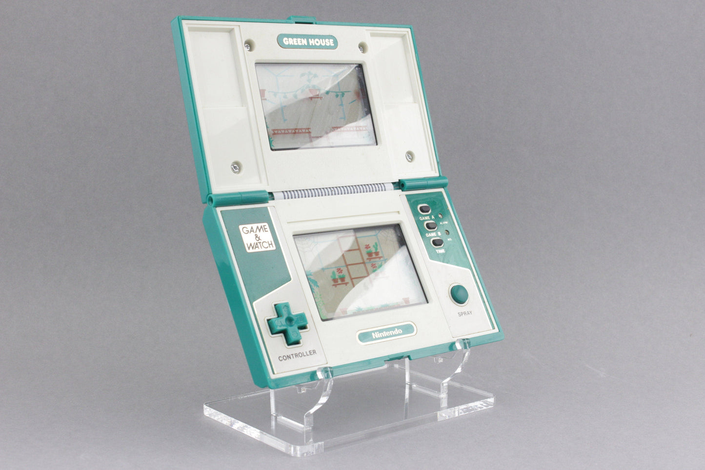 Acryl Aufsteller, Displayständer für Nintendo Game & Watch: Multi-Screen Horizontal